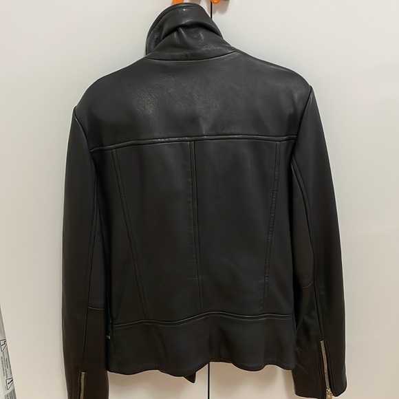 All Saints Bales Biker Jacket size 0 Black - Picture 7 of 15